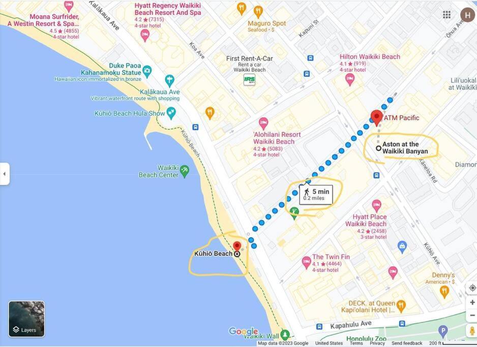 Huge Patio Washerdryer 1 Bedroom Banyan Free Parking 5 Min To Beach Honolulu Eksteriør billede
